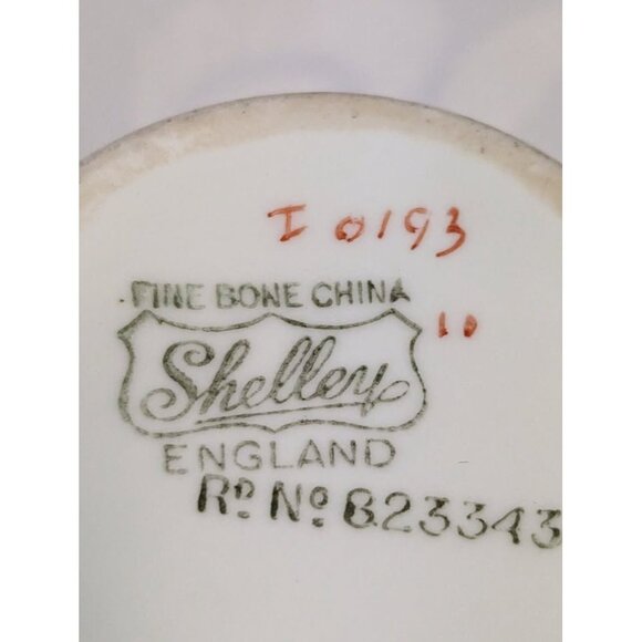 SHELLEY "Pink Floral" Teacup & Saucer - Picture 7 of 8